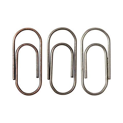 Advantus Metal Mini Paper Clips by Tim Holtz Idea-ology, 48 per Pack, 5/8 Inch, Antique Finishes, TH92791 Cover