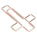 Rose Gold Metal Paper Clips Bookmarks Planner Clips, 100Pcs Cross Shaped Paper Clips for Document Note Sorting and Organizing Clips