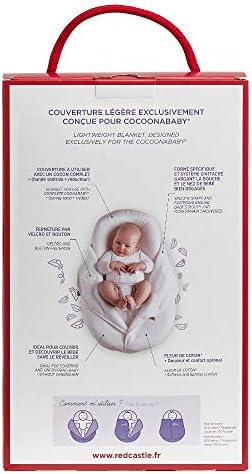 Red Castle Cocoonacover - Fleur de coton ® Lightweight 1.0 Tog - White Leaf
