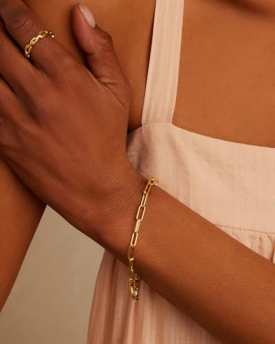 gorjana - Parker Bracelet 7 1/4” - 18K Silver or Gold-Plated - Ideal Gift Packaging - Everyday Stack, Layering with Other Jewelry3