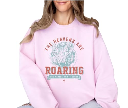 The Heavens Are Roaring Christian Sweatshirt, Church Sweatshirt, Faith Based Shirt, Christian Gifts, Bible Verse Sweatshirt,Faith Sweatshirt2