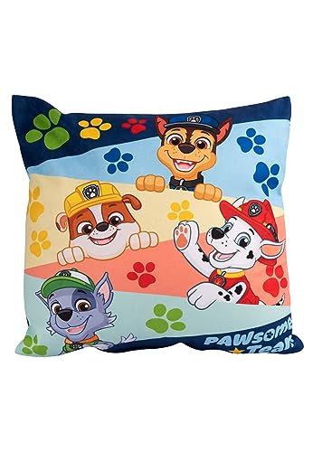 United Labels Paw Patrol Coussin – Team Boy – Coussin décoratif – Oreiller décoratif 30 x 30 cm
