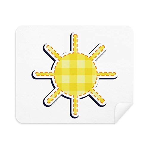 Universe Alien Monster Sun Cleaning Cloth Screen Cleaner 2pcs Suede Fabric