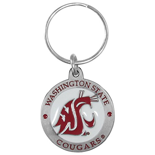 NCAA Siskiyou Sports Fan Shop Washington State Cougars Carved Metal Key Chain One Size Team Color