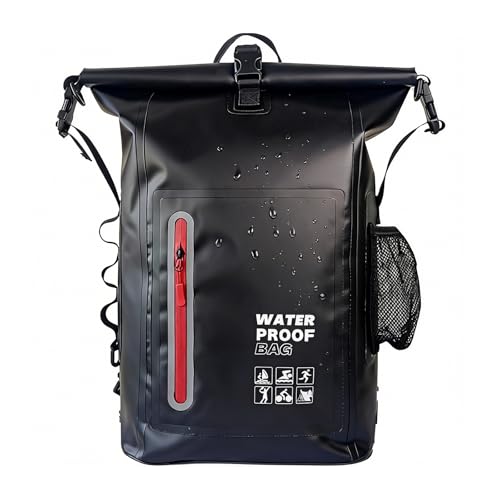 Image of Waterproof Dry Bag 25L Backpack for Kayaking Boating Paddle Boarding