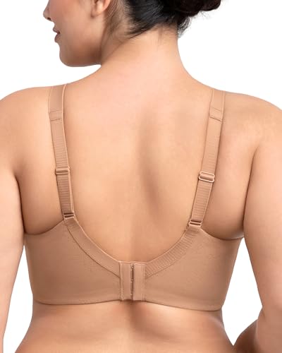 Image of HSIA Minimizer Bras for Women Plus Size, Full Coverage Coolcomfort T Shirt Unlined Bra with Underwire for Heavy Breast