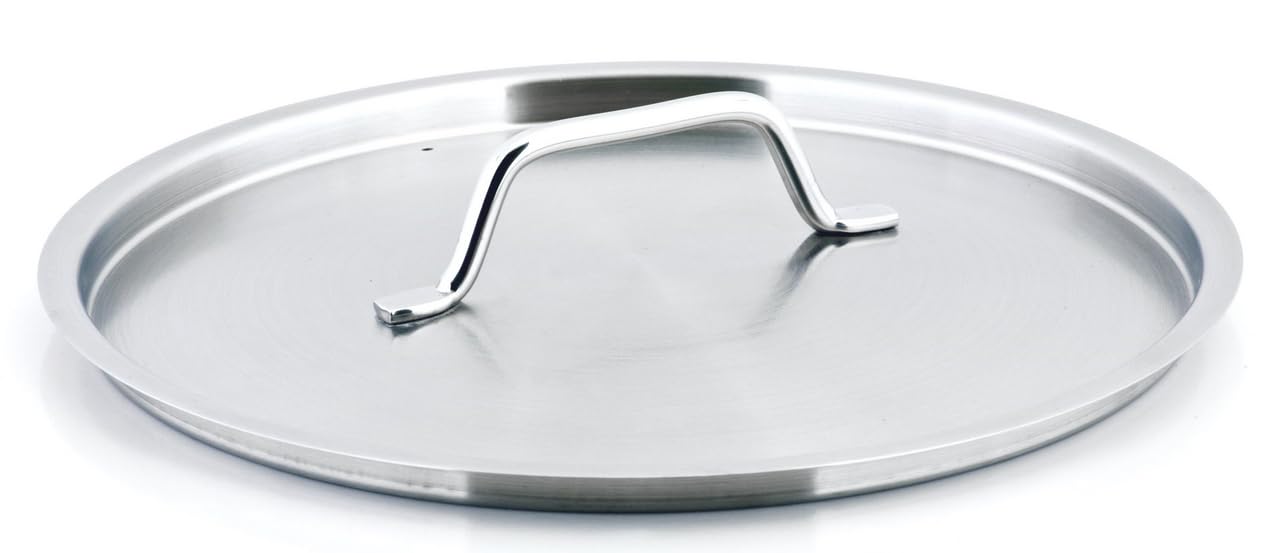 METRO Professional Coperchio in acciaio inossidabile, Ø 28 cm, argento