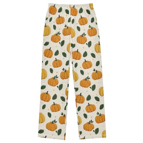 Pfrewn Pajama Pants Autumn Day Lounge Pants Soft Pajama Bottoms with Pockets