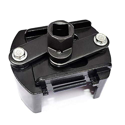 Supertool - Llave de filtro de aceite (80 – 105 mm, ajustable, llave de filtro de aceite de dos garras y llave extractora, herramienta de extracción de enchufe de