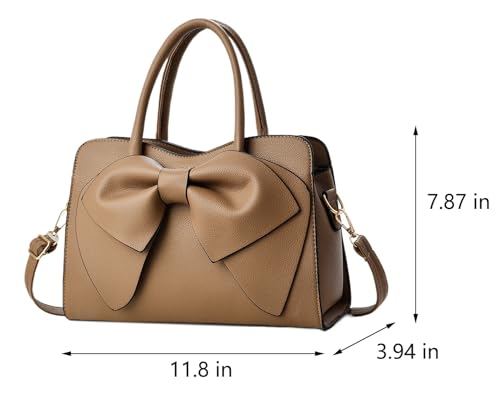 Image of JHVYF Women Tote bag Satchel Purses and Handbags for Women Shoulder Bags Bow Purse