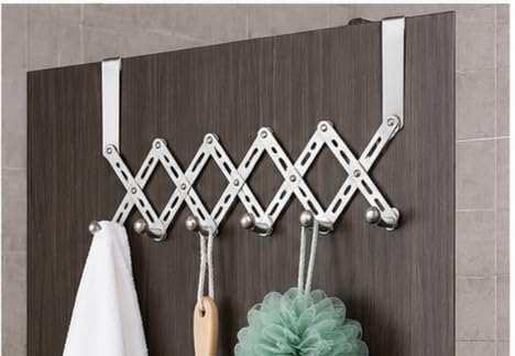 Generic Stainless Steel Over Door Hanger, 6 Hooks - Image 3