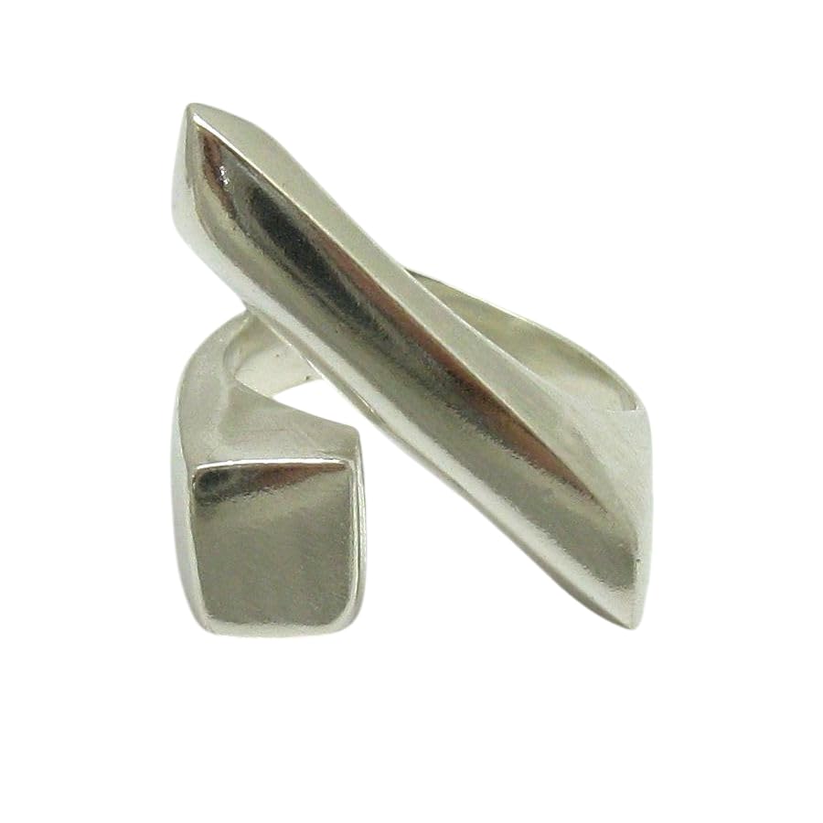 Bague en argent massif 925 Empress, un bijou extravagant et intemporel