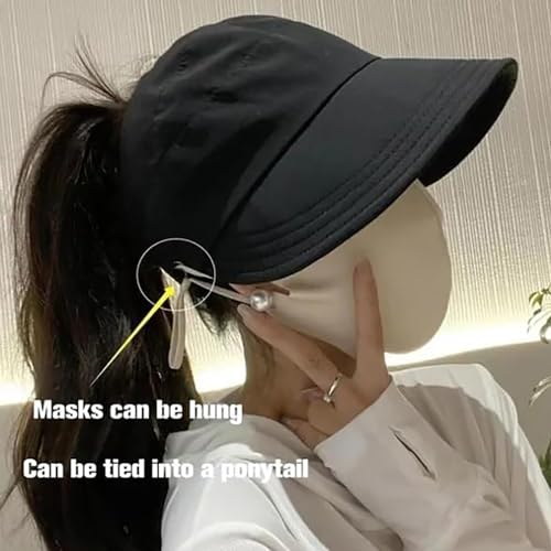 Sombrero de sol para mujer con ala ancha y protección UV miniatura 4