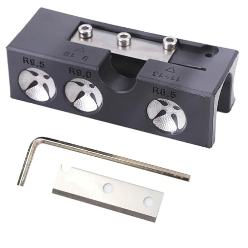 Quincry 11-in-1 Aluminum Pool Cue Tip Shaper - Pool Cue Tip Tool, Cue Repair Kit, Pool Cue Shaper Accessories for Replacement and Shaping Cue Tips, Cue Tip Shaper Accessories (11 in 1)