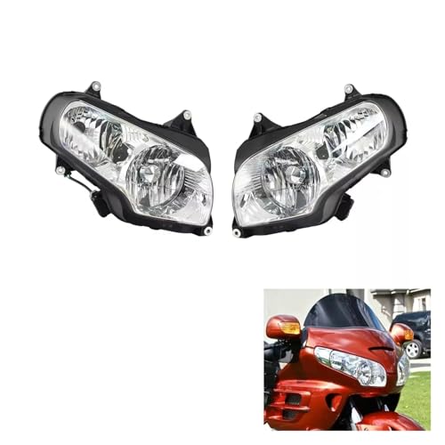 Phare avant pour Goldwing 1800 de 2001 à 2011 optique de moto transparent