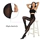 DMNQ 2 Stücke Ouvert Strumpfhosen Damen,Strumpfhose Ouvert,Strumpfhose Offen Schritt,Ouvert Leggings,Damen Strumpfhose mit offenem Schritt zu Jedem Outfit Tragen(Schwarz/Einheitsgröße/80-165 Pfund)
