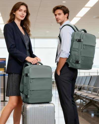 Image of Travel Backpack for Women Airline Approved Carry on Backpack for Airplanes Mochila De Viaje Spirit Airlines Personal Item Bag 18x14x8 Personal Item Travel Bag Backpack for Traveling on Airplane