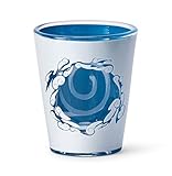 Naruto Shippuden Konohagakure Village Symbol & Cloud Shot Glass | Collectible Naruto Shippuden Bar...