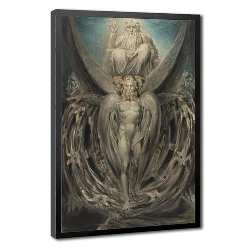 Tableau The Whirlwind William Blake 1803 toile haut de gamme 40x61