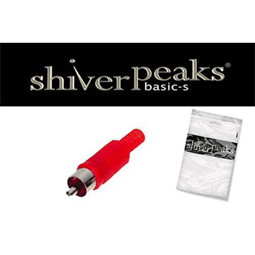 Preisvergleich Produktbild shiverpeaks®-Basic-S-Cinchstecker Rot