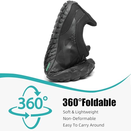 Image of SAGUARO Womens Mens Barefoot Shoes Minimalist Trail Runner Wide Toe Box Zero Drop Outdoor Cross Training Shoe
