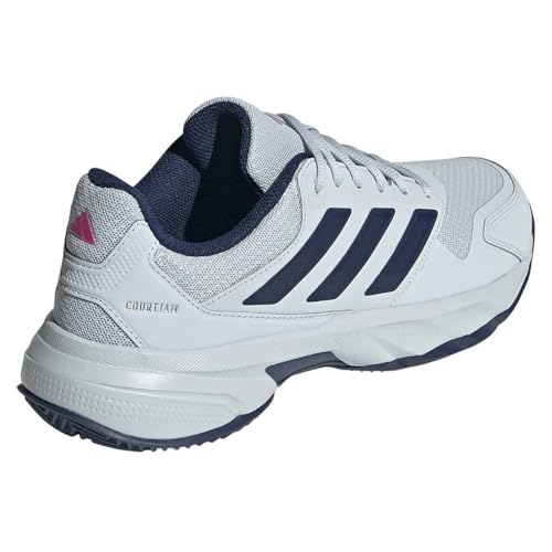 adidas Herren CourtJam Control 3 Clay Tennis Shoes, Halo Blue/Dark Blue/Team Shock pink 2, 46 EU – Ansicht 5