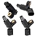 AUTEX 4PCS ABS Wheel Speed Sensor Front & Rear 1J0927803 1J0927807B 1J0927804 ALS470 ALS522 ALS465 Compatible with Beetle 98-10, Golf 99-06, Jetta 99-05
