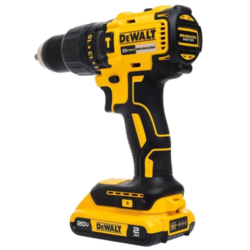 DEWALT Parafusadeira e Furaderia de Impacto de 1/2 Pol. (13mm) Brushless Motor a Bateria 20V MAX* Io