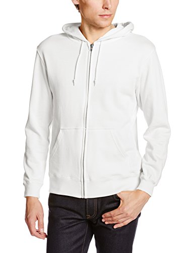 Image of Printstar 00217-MLZ Men's Sweatshirt, 8.4 oz, Fleece Lined, Zip-up, Light Hoodie, Full Zip,