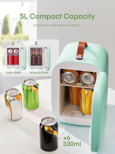 Portable 5L Mini Fridge for Travel, Office, and Beauty Essentials - Image 2