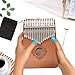 Vetimobato 17 Key Kalimba Thumb Piano - Portable Mbira Finger Piano for Adults Beginners, Handcrafted Wooden Mini Musical Instrument with Tune Hammer & Carry Bag - Ideal Gift for Music Lovers