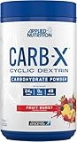 Applied Nutrition Carb X Highly Branched Cyclic Dextrin Carbohydrates, Intra & Post Workout Carbs Powder, Fuel Training & Recovery, Vegan, Gluten Free, Sugar Free, 1.2kg 48 Servings (Fruit Burst)