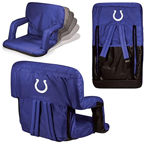 Image of PICNIC TIME Navy Indianapolis Colts Ventura Seat Portable Recliner Chair