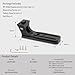 Leftfoto Replacement Lens Foot for Nikon Nikkor AF-S 400mm F2.8-ED-IF/VR/VRII/AF-S 600mm F4D-ED-IF/AF-S 600mm f/4G ED VR/AF-S 800mm f/5.6E FL ED VR Lens Tripod Mount Rings Stand Base with Arca Plate
