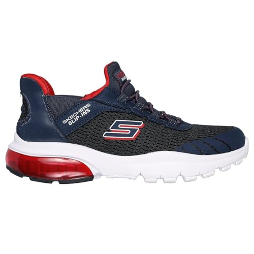 Skechers Kids Boys Skechers Razor Air-Hyper-Brisk Sneaker, Charcoal/Black, 1, Little Kid - image 7