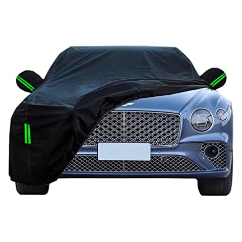 TAKUNE Car Cover For Bentley Continental/GT/GTC/ GT3-R/Flying Spur/Mulliner/Coupe Convertible 2004-2022,Black Oxford Cloth Waterproof UV Resistant Full Car Covers (Color : Black) Cover