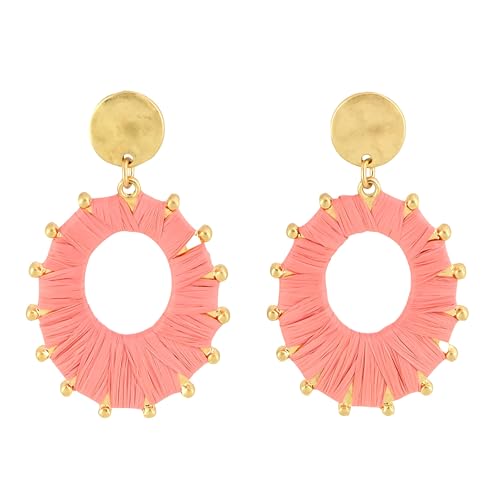 Boucles d'oreilles pendantes femme design moderne et léger