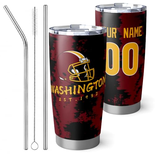 Image of ANTKING W Tumbler 20oz Travel Mug Custom Number Name Gifts