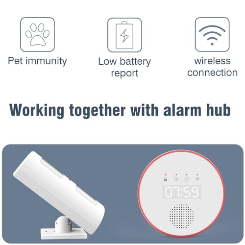 Image of YISEELE Anti-Pet PIR Motion Sensor Wired Alarm Double Infrared Detector Pet Immune for Home Alarm System