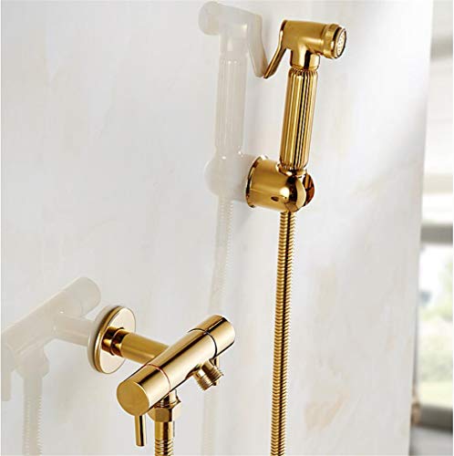 Toilet bidet spray contre les irritations avec sa douchette ergonomique or LWX