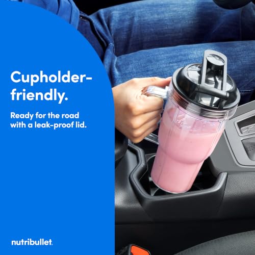 Image of nutribullet Personal Blender, 700W, 21 oz Tumbler Cup, 18 oz Cup, NB30150