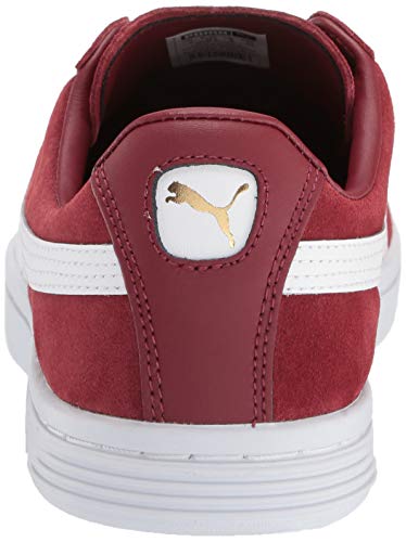 PUMA PUMA Men's Court Star Sneaker, Pomegranate White, 12 M US