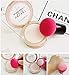 5 Pack Round Head Small Mushroom Puff Beauty Makeup Tool Sponge Puff Wet and Dry Air Cushion BB Cream Foundation Flutter