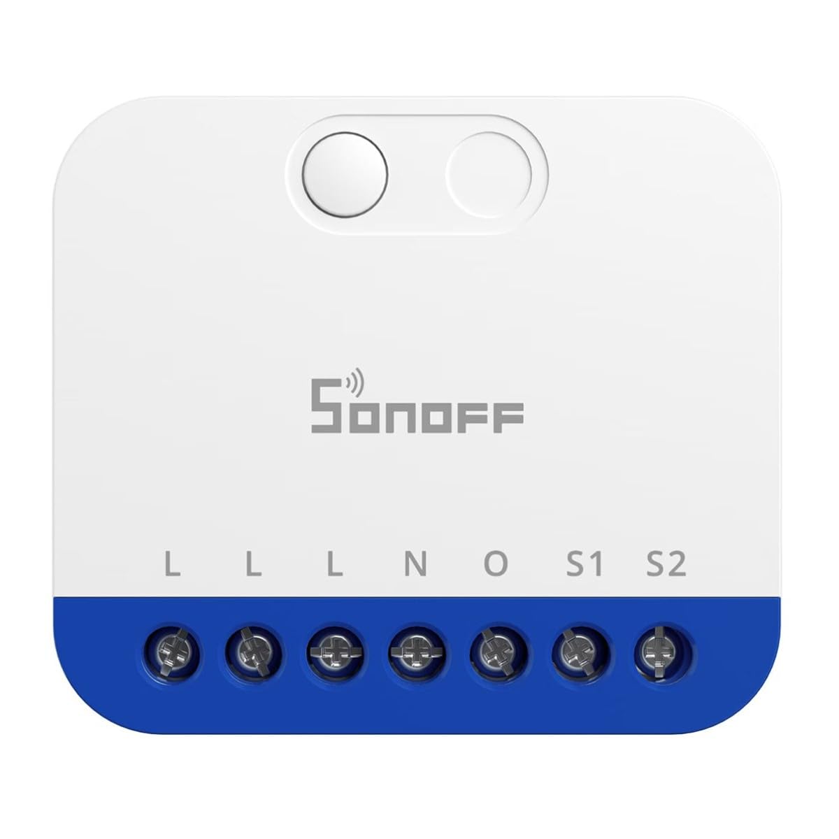 SONOFF Interruptor de atenuación mini DIM WiFi para LED regulable, transformadores electrónicos, bombillas halógenas incandescentes, cable neutro, medición de potencia, Matter compatible con Alexa