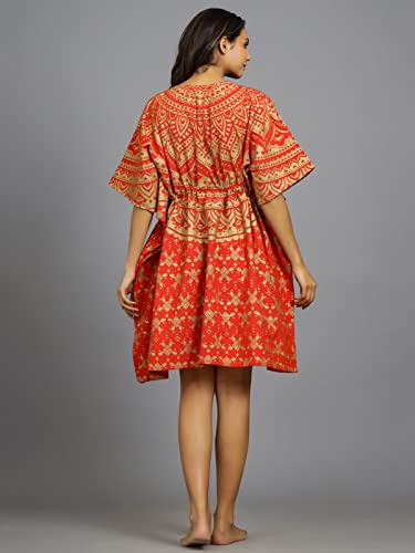 Image of Ravaiyaa - Attitude is everything Womens Soft Crepe Silk Casual Dress Summer Floral Printed Dress Ladies Tank Midi Sundress