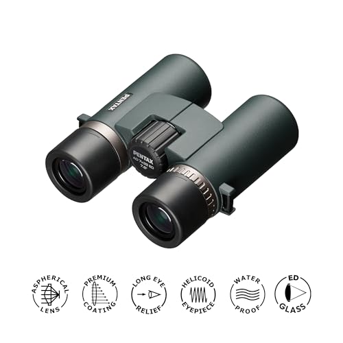 Binoculares Pentax AD 10x32 ED multi revestidos impermeables miniatura 3