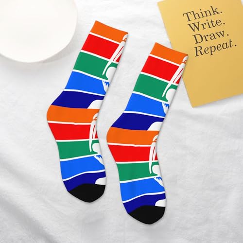 SEAEAGLE St Petersburg city flag A Pair Junior Athletic Short Tube Socks Children Calf Tube Socks Short Stockings4