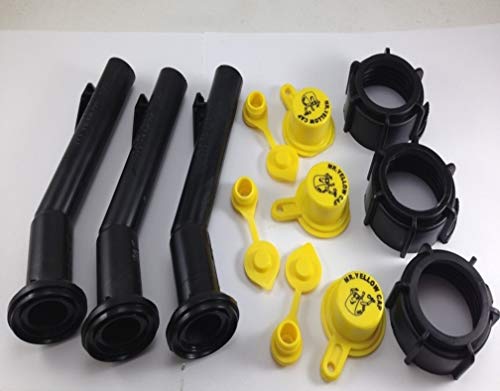 3 - Fuel Gas Can Jug Spouts Nozzles, Rings, Vents & Caps For Blitz Wedco Scepter Essence Midwest Eagle #TOP2