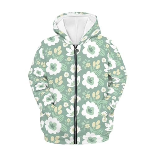 Xoenoiee Kids Crew Neck Hoodies Long Sleeve Pullover Hooded Sweatshirt for Boys Girls Lightweight