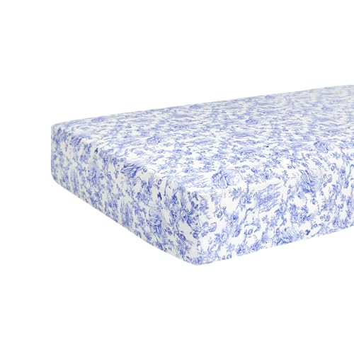 Image of Posh Peanut Fitted Crib Sheet, Soft Viscose from Bamboo Fabric, Standard Crib and Toddler Mattresses 52 inch by 28 inch Briar